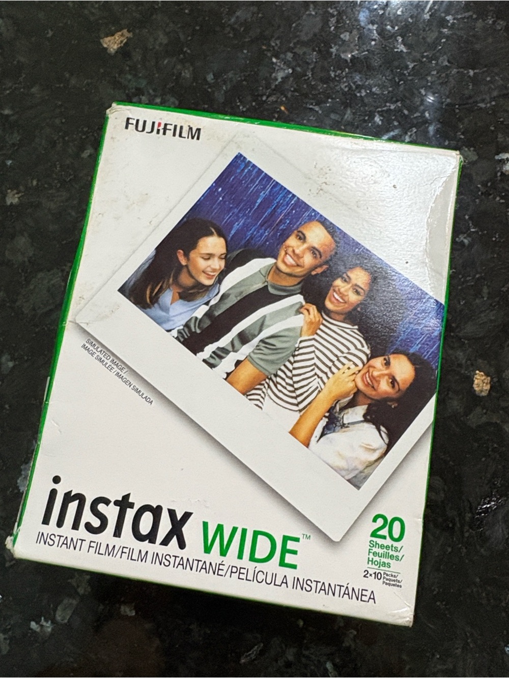 Fujifilm Instax Wide Instant Film - White Frame